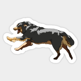 Jumping Doggo Sticker